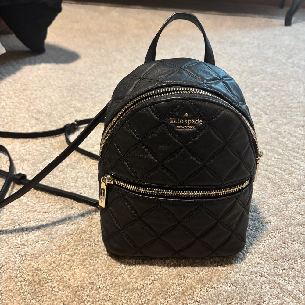 Kate Spade Black Mini Backpack